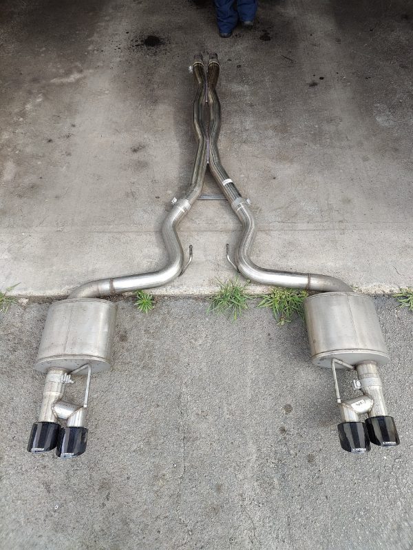 Corsa Xtreme Cat-Back Exhaust with Black Quad Tips