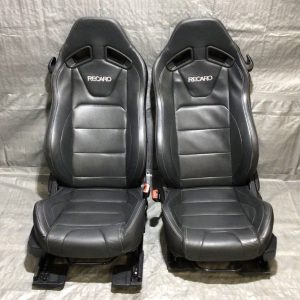 2018-2020 Ford Mustang GT S550 Black Leather Recaro Front Seats / FM005