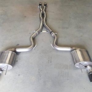 Corsa Xtreme Cat-Back Exhaust with Black Tips