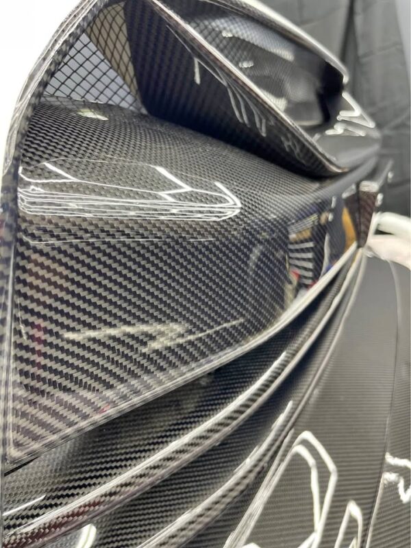 Top Speed style Carbon Fiber/FRP front bumper for R35 GTR. - Image 4