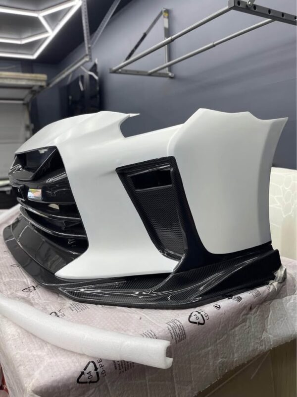 Top Speed style Carbon Fiber/FRP front bumper for R35 GTR. - Image 2