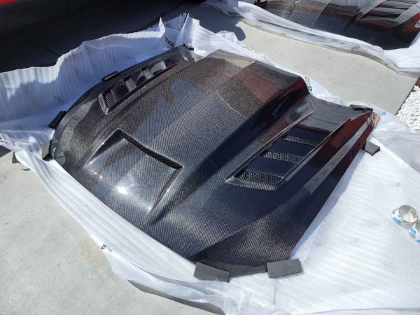 Carbon Fiber Hood Terminator Style for MUSTANG 2018-2022