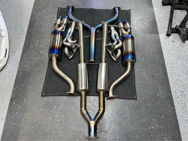 Amuse Full Titanium Exhaust G37 Sedan Headers R1 Access Evolutuon