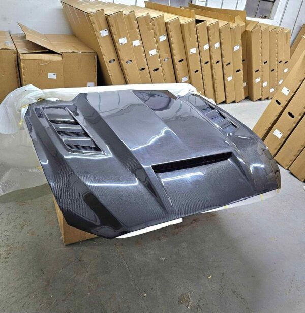 Ford Mustang Hood Real Carbon Fiber Terminator style