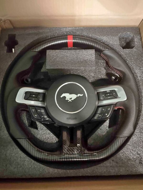 S550 Mustang carbon fiber steering wheel