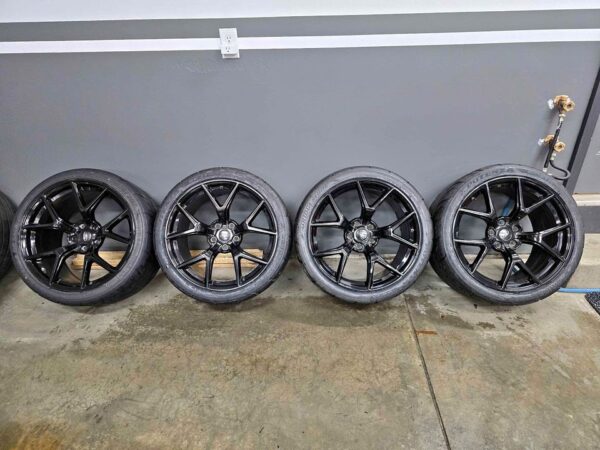 4 LMR SP2 PP2 black mustang wheels