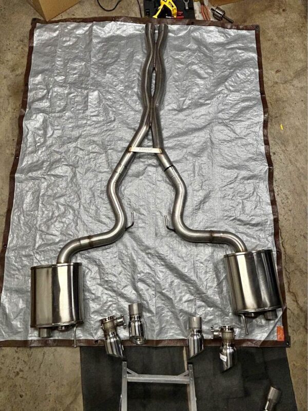 Mustang Corsa Performance Xtreme Cat-Back Exhaust with Polished Tips