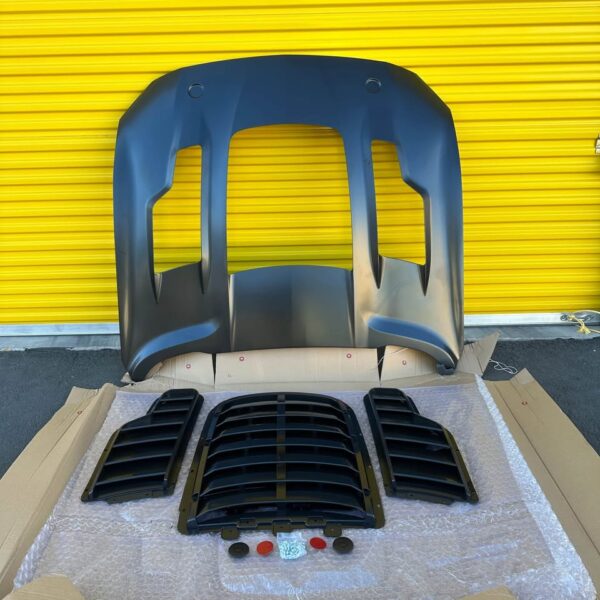 Brand new  Ford Mustang KR Shelby GT 500 style Aluminum Hood - Image 5