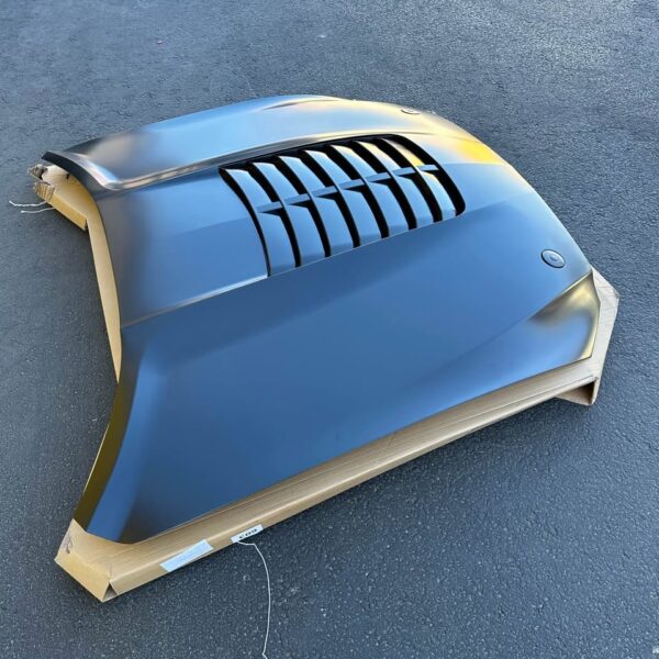 Ford Mustang GT500 style Aluminum Hood with air scoop - Image 6